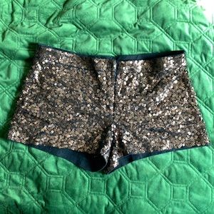 Express sequin dress up shorts